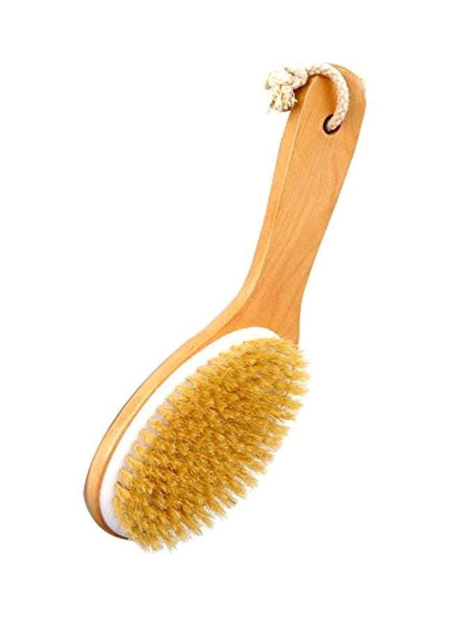 Dry And Wet Body Brush Brown